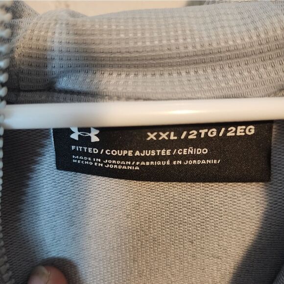Men's Under Armour "Fitted" full zip sweater, size XXL - Picture 2 of 4